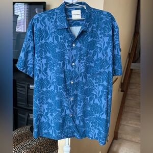 Tommy Bahama Tropical Blue Men's Silk Shirt